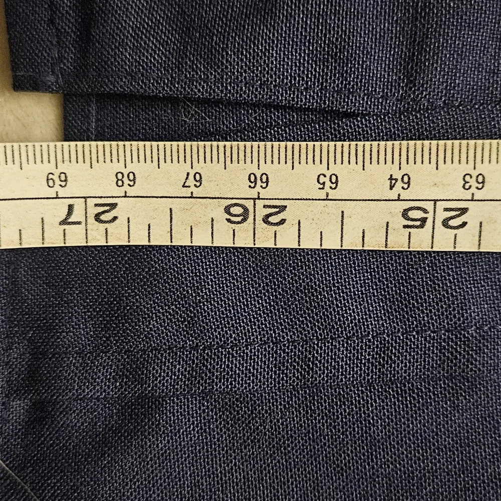 Navy Blue Military Field Shirt with Insignia - Picture 5 of 5
